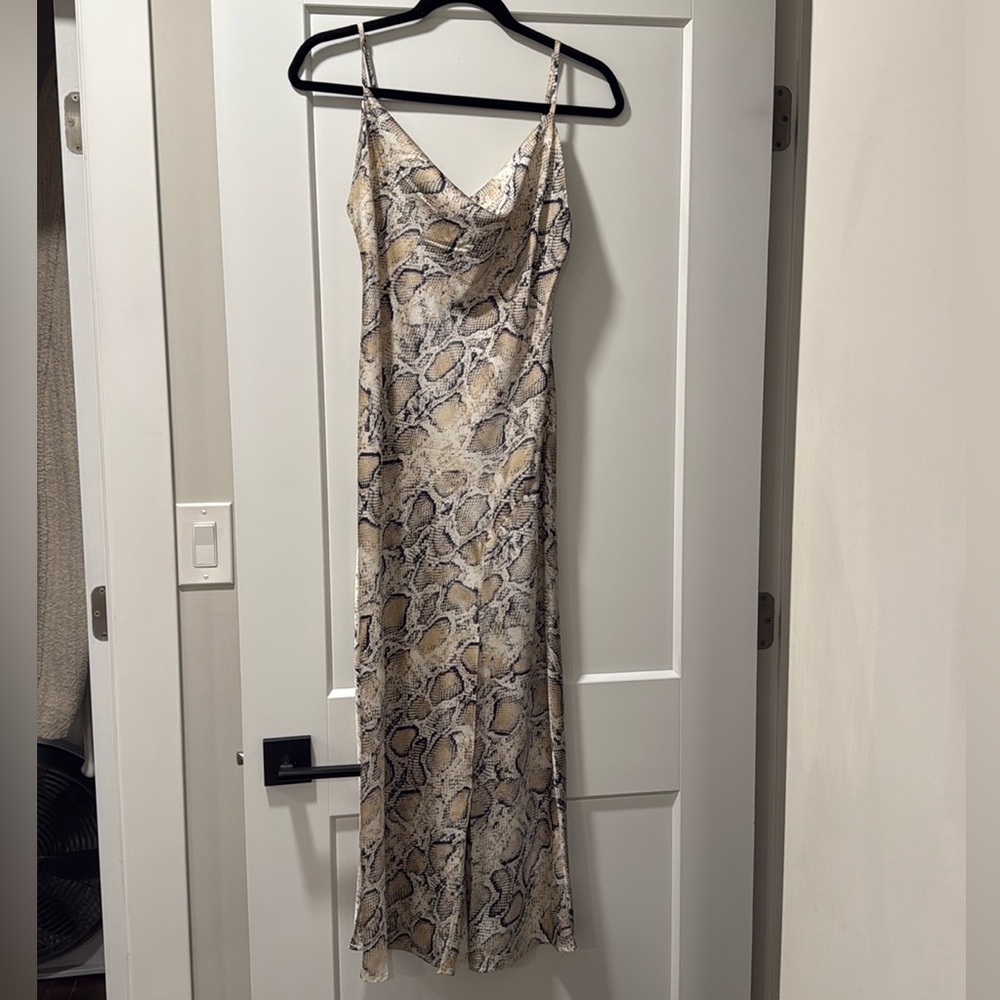 Snake Silk Dress NWT